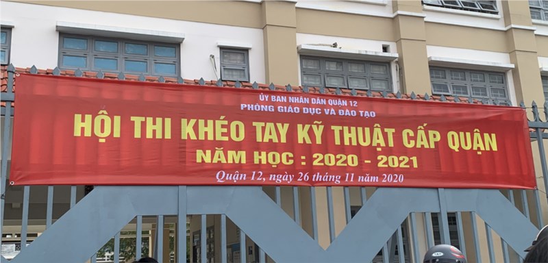 Hội thi khéo tay kỹ thuật cấp quận năm học 2020 - 2021