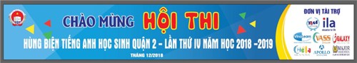 THÔNG BÁO SỐ 1 HỘI THI HÙNG BIỆN TIẾNG ANH LẦN THỨ IV - Năm học: 2018-2019