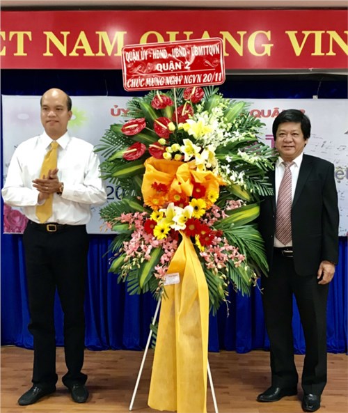 Quận 2 long trọng tổ chức buổi Họp mặt nhân Kỷ niệm 36 năm Ngày Nhà giáo Việt Nam (20/11/1982 – 20/11/2018)