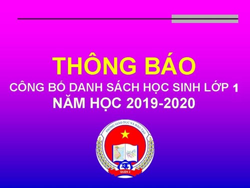 Ủy ban nhân dân, Phòng Giáo dục và Đào tạo quận 2 tổ chức Lễ trao Quyết định về cho phép thành lập trường, trường hoạt động giáo dục và công nhận Hiệu phó trường ngoài công lập.