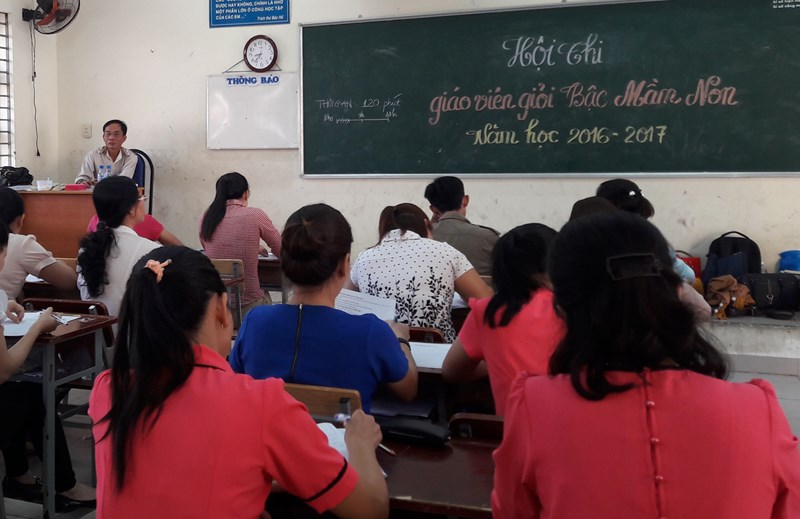 Hội thi Giáo viên dạy giỏi Bậc học Mầm non năm học 2016 – 2017