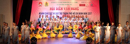 Phòng Giáo dục và đào tạo quận 2 tham gia Hội diễn văn nghệ Ngành Giáo dục và Đào tạo Thành phố.