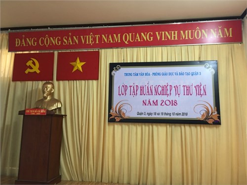 Tập huấn nghiệp vụ thư viện năm 2018