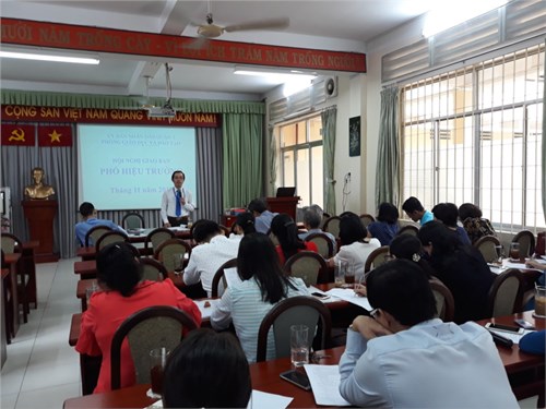 Hội nghị Giao ban Phó Hiệu trưởng các trường tiểu học
