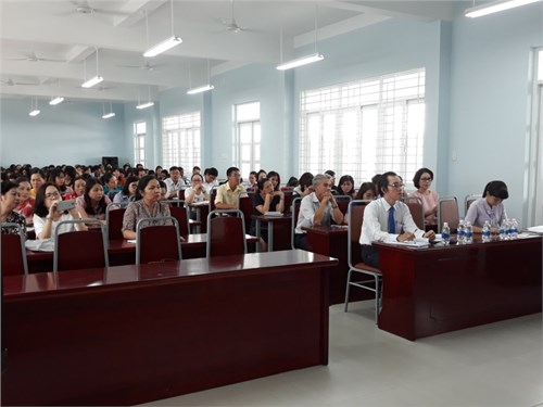 Tập huấn phương pháp giảng dạy lồng ghép giáo dục quốc phòng và an ninh trong trường tiểu học và trung học cơ sở năm học 2018 – 2019