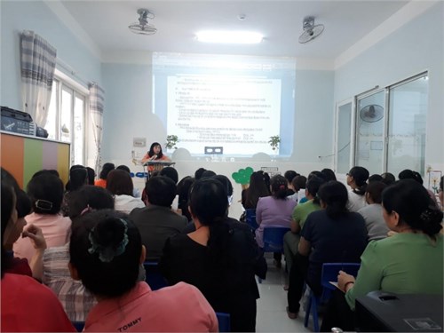 Chuyên đề “Dinh dưỡng giúp phát triển chiều cao cho trẻ mầm non” Trường Mầm Non 11