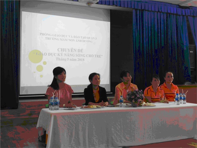 Chuyên đề Quận:  “Giáo dục kỹ năng sống cho trẻ trong trường mầm non 