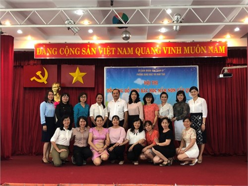 Hội thi đồ dùng đồ chơi bậc học mầm non cấp quận năm học 2018-2019