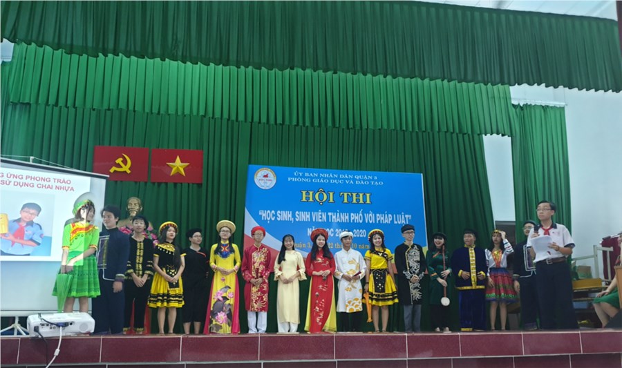 Quận 3 tổ chức vòng chung kết cấp quận - Hội thi “Học sinh, sinh viên thành phố với pháp luật” năm học 2019-2020