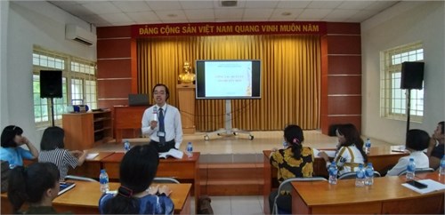 Tập huấn công tác quản lý Tổ chuyên môn năm học 2019 – 2020