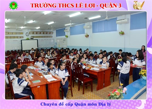 Chuyên đề môn Địa cấp quận năm học 2019 - 2020