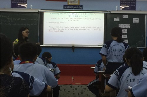 Chuyên đề môn Lịch sử cấp Quận năm học 2019 - 2020