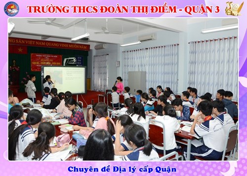 Chuyên đề môn Địa cấp quận năm học 2019 - 2020