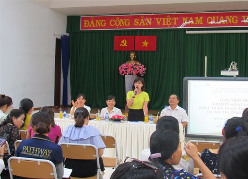 Chuyên đề quận “Đổi mới hoạt động phát triển nhận thức” tại Trường Mầm Non Hoa Mai
