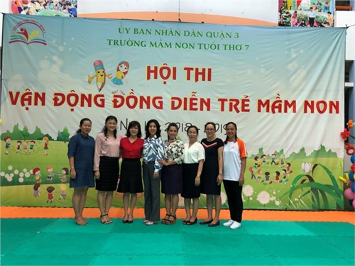 Hội thi vận động đồng diễn trẻ mầm non Trường Mầm Non Tuổi Thơ 7
