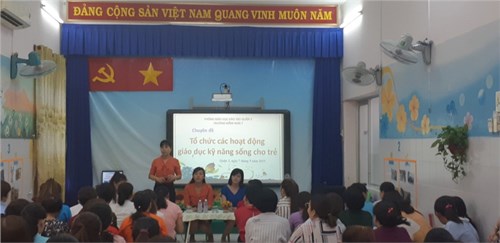 Chuyên đề  Tổ chức các hoạt động giáo dục kỹ năng sống cho trẻ  Trường Mầm Non 7