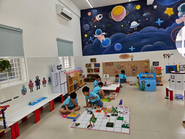 Trẻ mầm non có nhiều cơ hội tham gia các hoạt động trải nghiệm STEAM tại các trường học của Quận 3