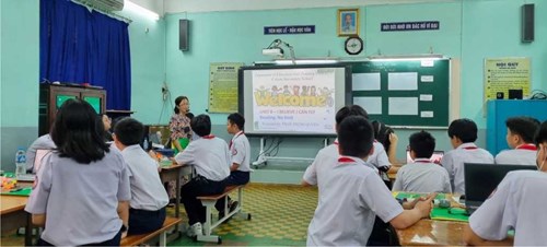Chuyên đề  Môi trường, năng lượng thiên nhiên bền vững. Trình bày ý kiến về vấn đề môi trường  ở bộ môn tiếng Anh lớp 7 tại Trường THCS Colette.