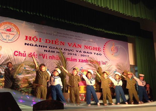 Lễ khai mạc hội diễn văn nghệ ngành giáo dục và đào tạo quận 3