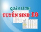 Phần mềm xét tốt nghiệp năm học 2016-2017 và Tuyển sinh vào lớp 10 năm học 2017-2018.