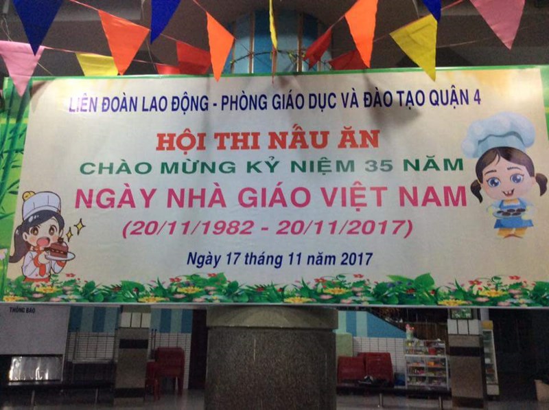 Hội thi nấu ăn chào mừng ngày nhà giáo việt nam