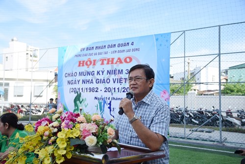 Hội thao kỷ niệm 38 năm ngày Nhà giáo Việt Nam.