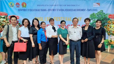 Ngày hội giao lưu tiếng Anh năm học 2020-2021 với chủ đề Go Green together.