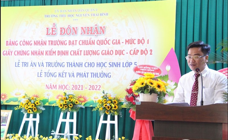 Trường tiểu học nguyễn thái bình được công nhận đạt chuẩn quốc gia