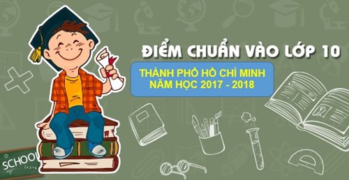 Điểm chuẩn tuyển sinh hướng dẫn nộp hồ sơ nhập học vào lớp 10 trung học phổ thông năm học 2017-2018