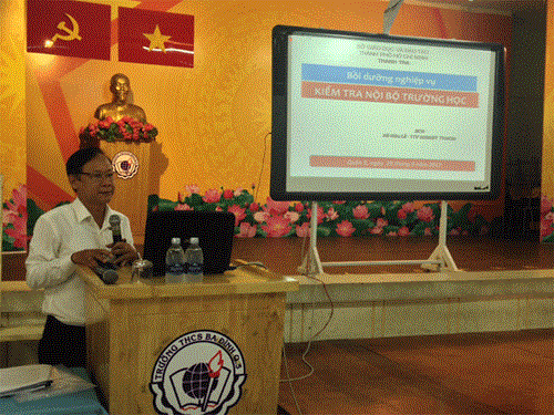 Bồi dưỡng nghiệp vụ Kiểm tra nội bộ trường học và Quy chế thực hiện công khai trong cơ sở giáo dục 