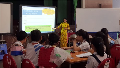 Thcs: tổ chức hoạt động chuyên môn cấp thành phố bộ môn mỹ thuật năm học 2019-2020.