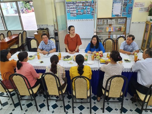 Công tác kiểm tra thư viện khối tiểu học 2019- 2020.
