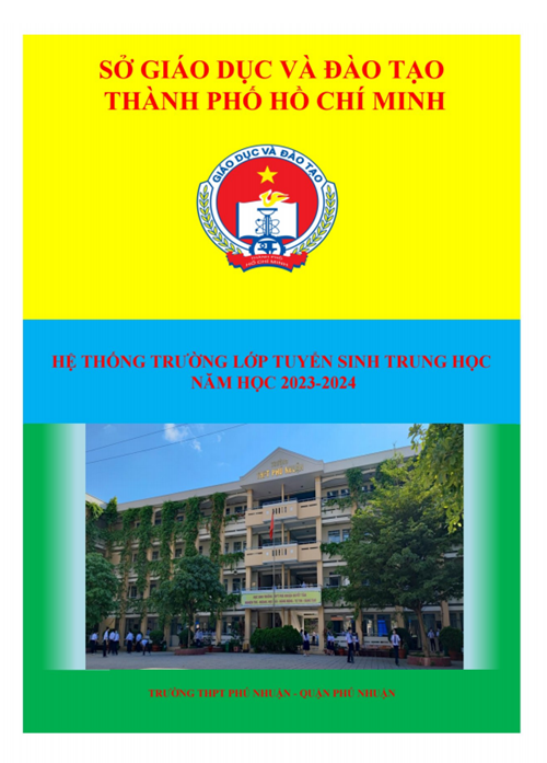 Hệ thống trường lớp tuyển sinh trung học năm học 2023 - 2024