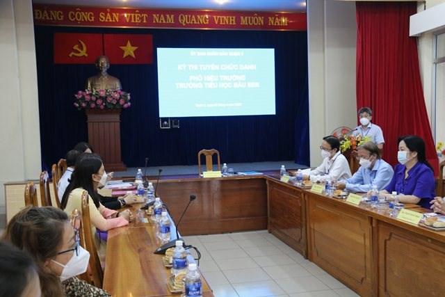 Kỳ thi tuyển chức danh Phó Hiệu trưởng trường tiểu học Bàu Sen