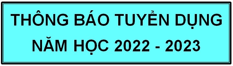 Thông báo số 106/TB-UBND ngày 11/11/2022 của Ủy ban nhân dân Quận 5 về việc tuyển dụng viên chức các đơn vị sự nghiệp công lập thuộc ngành Giáo dục và Đào tạo Quận 5 năm học 2022-2023