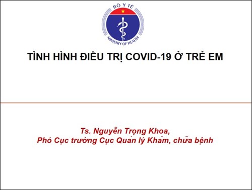 Tình hình điều trị Covid-19 ở trẻ em