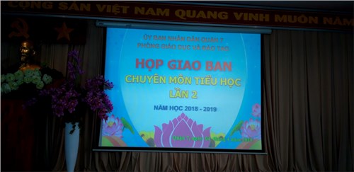 Hội nghị giao ban chuyên môn tiểu học lần 2, năm học 2018 - 2019