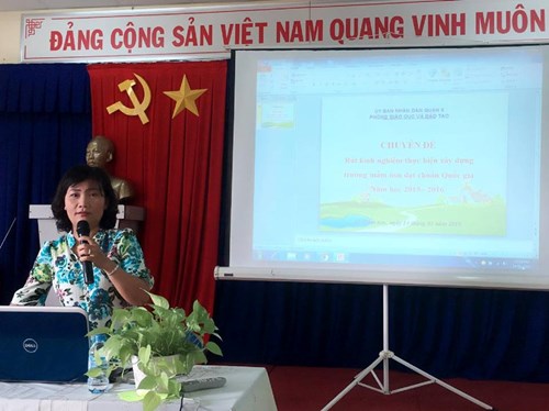 Chuyên đề: Rút kinh nghiệm công tác xây dựng trường mầm non đạt chuẩn quôc gia