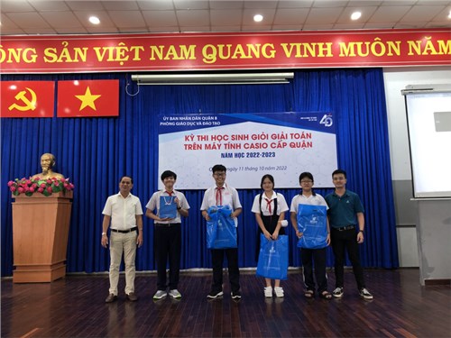 Cuộc thi  Giải toán trên máy tính cầm tay  - Cấp Quận - Năm học 2022 - 2023