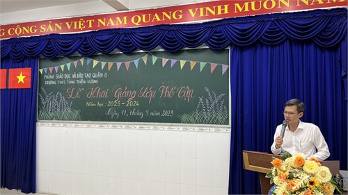 LỄ KHAI GIẢNG - Năm học 2023 - 2024 (Phổ cập)