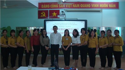 Khảo sát sơ bộ kiểm định chất lượng giáo dục và Chuẩn Quốc gia tại Trường Mầm non Vườn Hồng, Phường 2, Quận 8