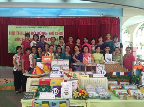 Bậc học Mầm non Quận 8 tham dự Hội thi Đồ dùng dạy học cấp thành phố