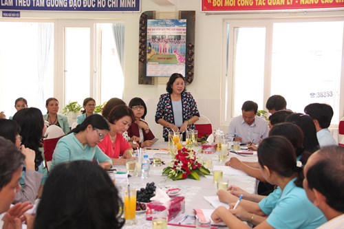 Trường Mầm non Thỏ Ngọc đón Đoàn của Thành phố Hồ Chí Minh về thẩm định và công nhận trường mầm non đạt chuẩn Quốc gia