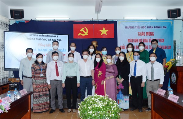 Khảo sát chính thức - Kiểm định chất lượng tại Trường Tiểu học Trần Danh Lâm (ngày 11 và ngày 12 tháng 01 năm 2022)