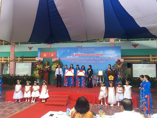 Trường Mầm non Thỏ Ngọc tổ chức Lễ đón Bằng công nhận trường mầm non đạt chuẩn Quốc gia mức độ 1 và đạt chất lượng giáo dục cấp đổ 3