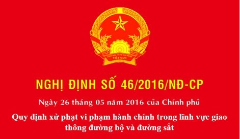 Nghị định - quy định xử phạt vi phạm hành chính trong lĩnh vực giao thông đường bộ và đường sắt
