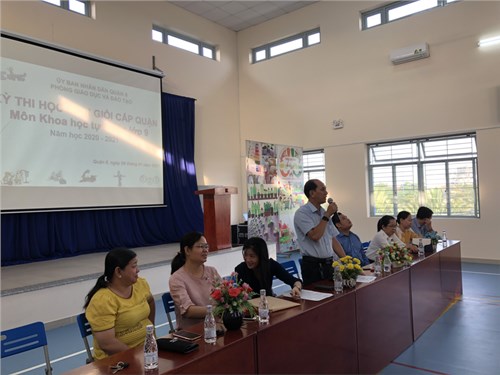 Kỳ thi học sinh giỏi khoa học tự nhiên - cấp quận - năm học 2020 - 2021