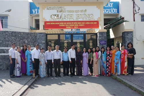 Khảo sát chính thức - Trường Trung học cơ sở Chánh Hưng