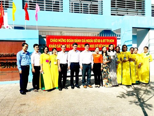 Khảo sát sơ bộ - Trường Trung học cơ sở Khánh Bình