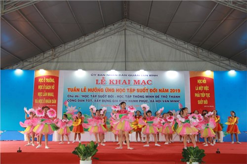  Tuần lễ hưởng ứng học tập suốt đời năm 2019  trên địa bàn quận Tân Bình 
